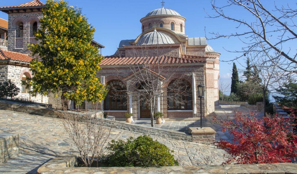 Άγιον Όρος Ιερό κελί Μπουραζέρι εορτάζει του Άγίου Νικολάου